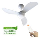 Ventilador Teto Fast Led Controle Remoto Inverter Ponente Cor da estrutura Branco Diâmetro 96 cm