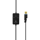 Fone Headset Gamer Sades Locust Plus Surround 7.1 com Fio Preto/Azul