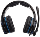Fone Headset Gamer Sades Knight Pro Audio BY Bongiovi DPS - Preto/Azul