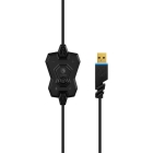 Fone Headset Gamer Sades Hammer Surround 7.1 com Fio Preto/Azul