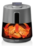 Fritadeira Digital Air Fryer 35051 Hamilton Beach 3,5l Cinza