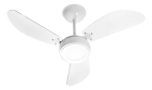 Ventilador De Teto New Led 3 Pás Branco Venti Delta Diâmetro 93 cm