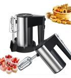 Batedeira Elétrica Inox De Mão Profissional 5 Velocidades