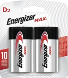 Pilha Energizer Max D2 Alcalina E95BP-2 (2 Unidades)