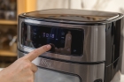 Fritadeira Elétrica Air Fryer Antiaderente WAP Oven 12 Litros com Painel Digital