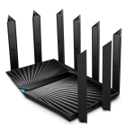 Roteador Wireless TP-Link Archer AX90 AX6600 Tri-Band Wi-Fi 6 - Bivolt - Preto