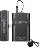 Sistema Sem Fio Boya BY-WM4 PRO-K5 com Microfone de Lapela