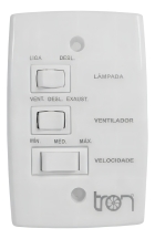 Ventilador De Teto Litoral Stilo Preto Tron Premium Diâmetro 96 Cm Material Das Pás San Quantidade De Pás 3