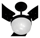 Ventilador De Teto Venti-Delta New Montana 3 Pás MDF 92cm Preto 220 V