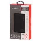 Carregador Portatil Argomtech C12 Ultra Compact USB 12000MAH Preto