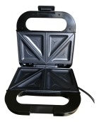 Sanduicheira Eletrica Inox Grill Antiaderente 2 X 1 Obsedo Cor Preto