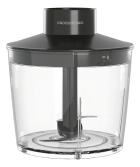 Mixer 3 Em 1 WAP WM1 Processador Portátil Inox com Batedor de Claras