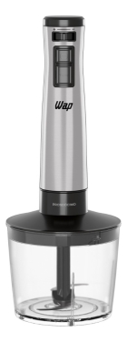 Mixer 3 Em 1 WAP WM1 Processador Portátil Inox com Batedor de Claras