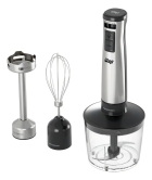 Mixer 3 Em 1 WAP WM1 Processador Portátil Inox com Batedor de Claras