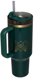 Caneca Termica com Canudo Stanley The Quencher H2.0 Deco Collection 10-10824-189 (1.18L)