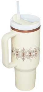 Caneca Termica com Canudo Stanley The Quencher H2.0 Deco Collection 10-10824-187 (1.18L)