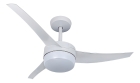 Ventilador De Teto Venti-delta Lunik C3v Branco 3 Pás