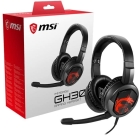 Fone USB MSI GH30 Immerse Gaming Gear Preto