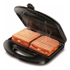 Sanduicheira Grill Sanduicheira Elétrica Antiaderente 110v Cor Preto
