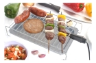 Churrasqueira Elétrica Grill Portátil Bandeja Inox