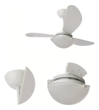 Ventilador de Teto Ambar Tron 3 Pas