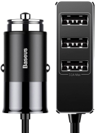 Carregador Veicular Baseus CCTON-01 4 Portas USB Preto