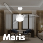 Ventilador Teto Transparente 6500k + Controle Beltempo Estrutura Branco Di&acirc;metro 1.05 m Frequ&ecirc;ncia 60Hz Material das p&aacute;s Pl&aacute;stico Quantidade de p&aacute;s 3