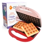 Máquina Elétrica De Fazer Waffle Duet Cadence Antiaderente